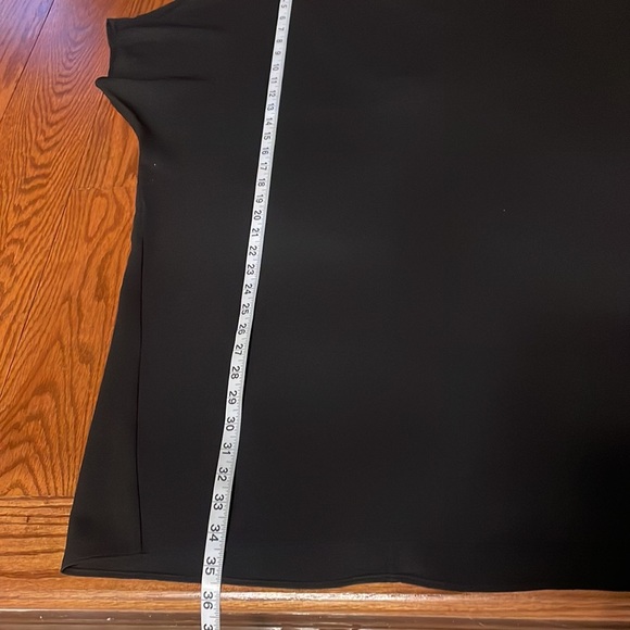 Chico’s oversized tunic mini dress drop shoulder shift style BLACK V neck size S - Picture 6 of 7